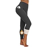 FEYHAY Women's Fleece Lined Yoga Pants Thermal Winter High Waisted Tummy Control Leggings