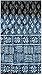 My Craft Palace Blue Indigo Queen Size Kantha Quilt Vintage Handmade Indigo Print Kantha Bedspread