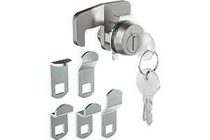 XINXINLIN L-1172C National Mailbox Lock Replacement C9100 - with 3 Keys and ​​6 Shaped Locking Tabs, Replacement for USPS Mailbox Key Lock