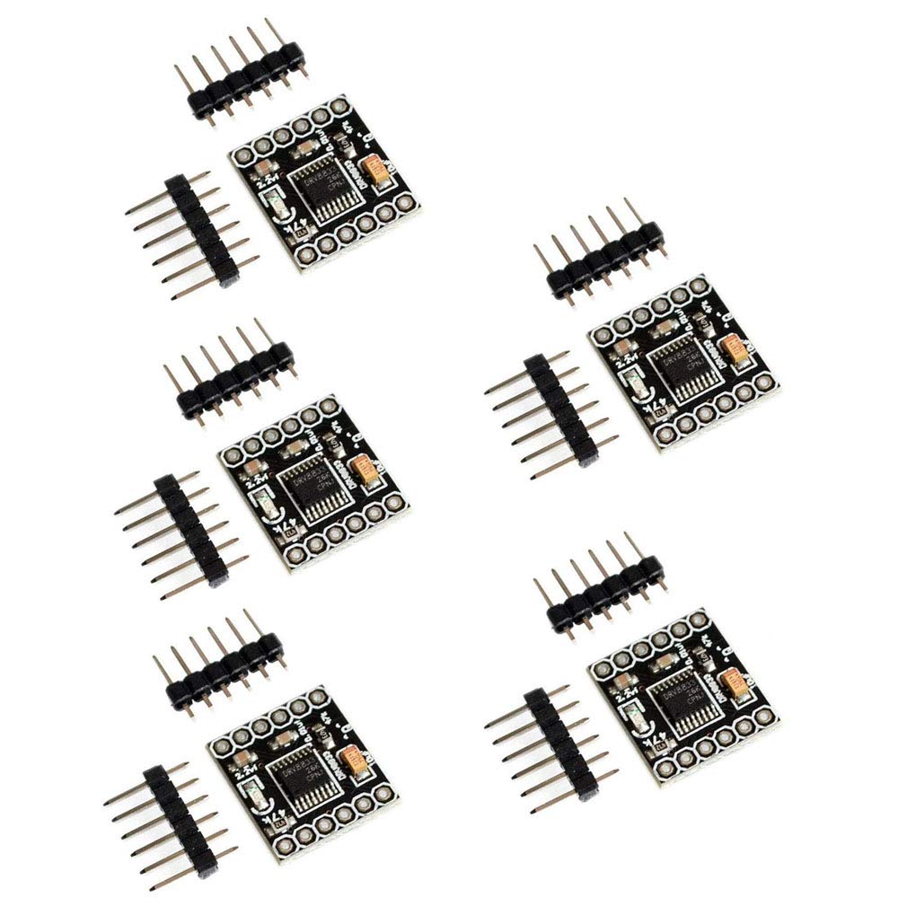 DollaTek 5Pcs DRV8833 1.5A 2-Channel DC Motor Drive Board Ultra-small-volume Motor Drive Module Input Voltage 3-10V