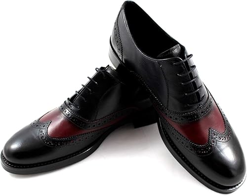 scarpe stringate rosse