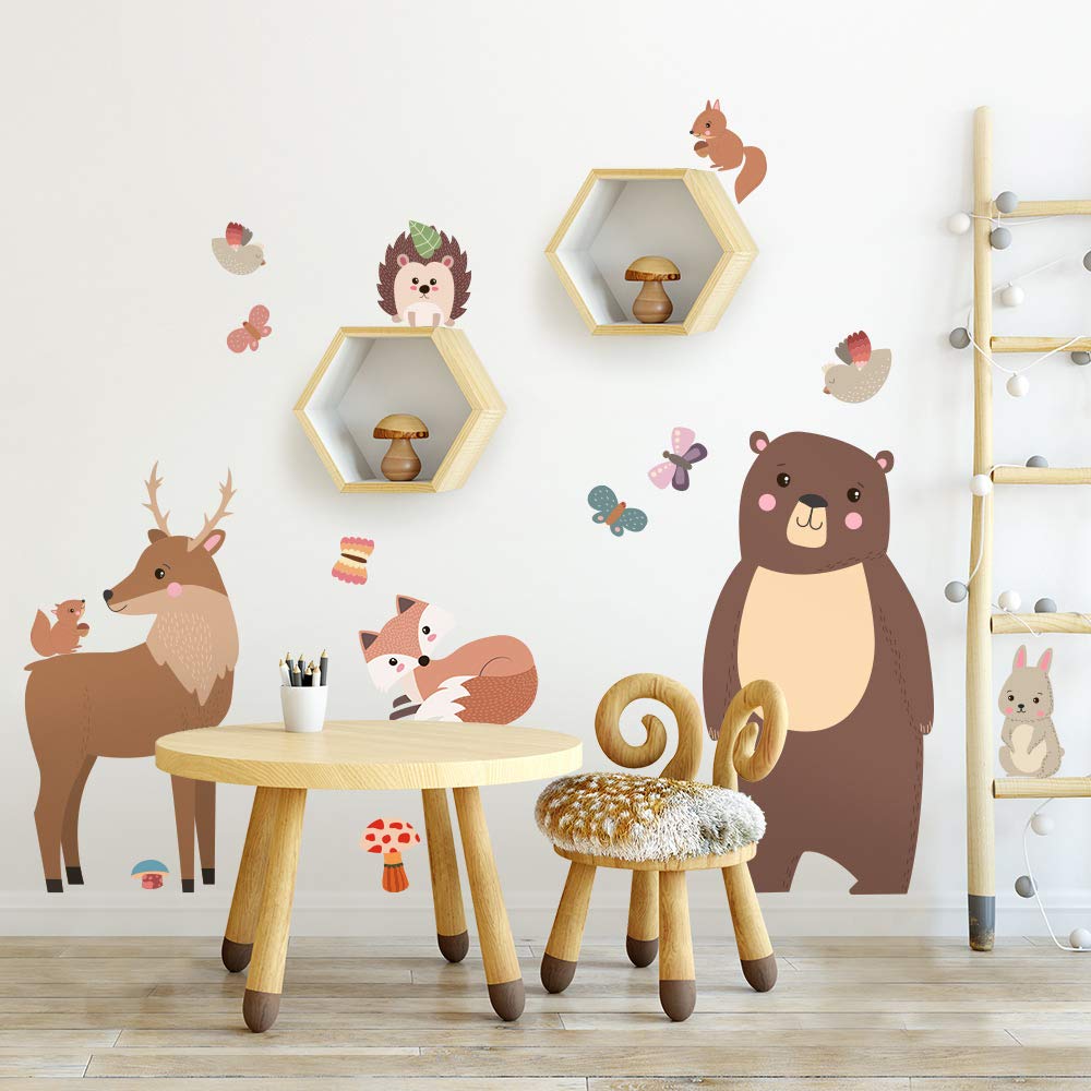 kina - R00528 Kids wallstickers for Children's Bedroom - Wall Sticker Removable Decals Decor Decoration