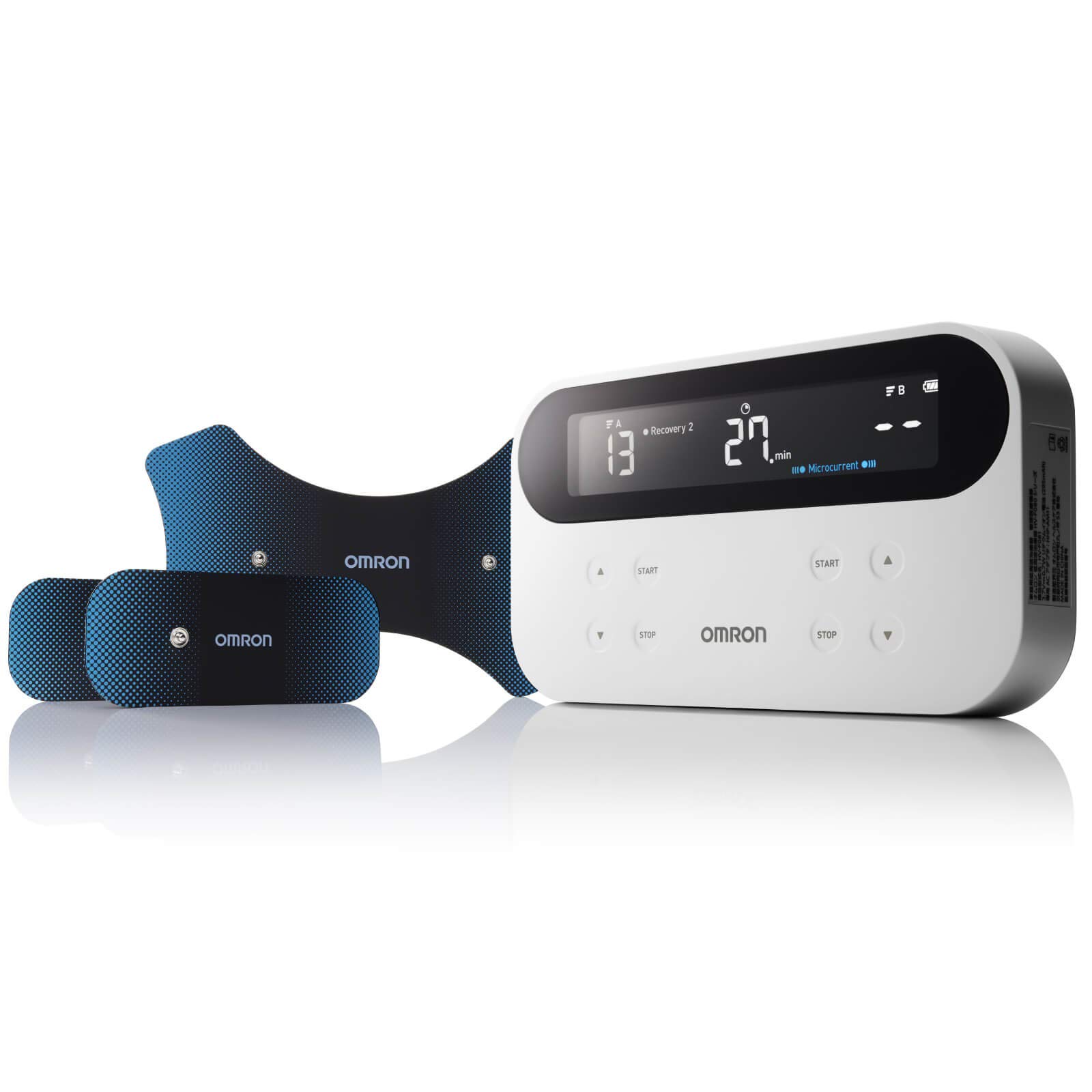 オムロン 低周波治療器 HV-F080シリーズ HV-F080 ホワイト スポケア商品画像