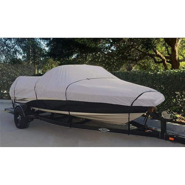 SBU Grey Boat Cover Compatible for Chaparral Boats 198 XL 1986 1987