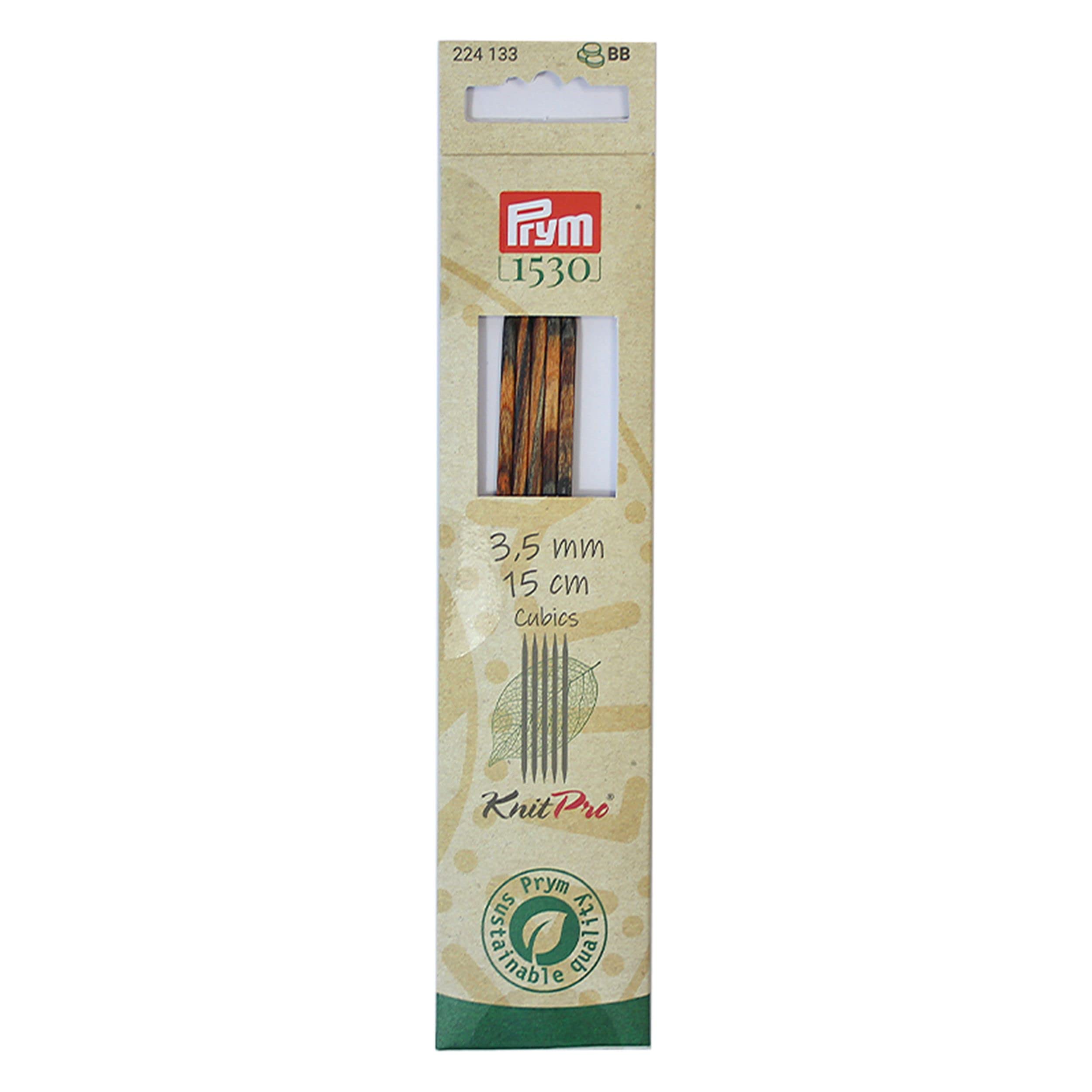 Prym Pointed Knitting Needle, Wood, Mehrfarbig, 3.5 mm