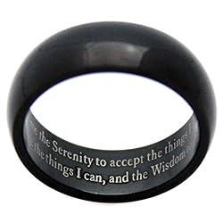 Rush Industries Serenity Prayer Ring - God Grant Me