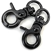 VersaKits 10 Pcs Swivel Trigger Clips Heavy Duty Lobster Claw Clasps Snap Hooks for Keychain Pet Leash Lanyard