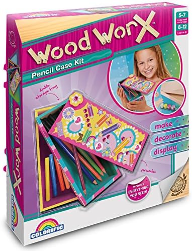 Colorific Wood Worx Pencil Case Kit