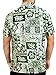 La Leela Men's Aloha Hawaiian Shirt Short Sleeve Button Down Casual Beach Party Green