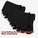 Mens No Show Toe Socks 6 Pairs Original Weight Low Cut Running Toe Socks 8-10.5