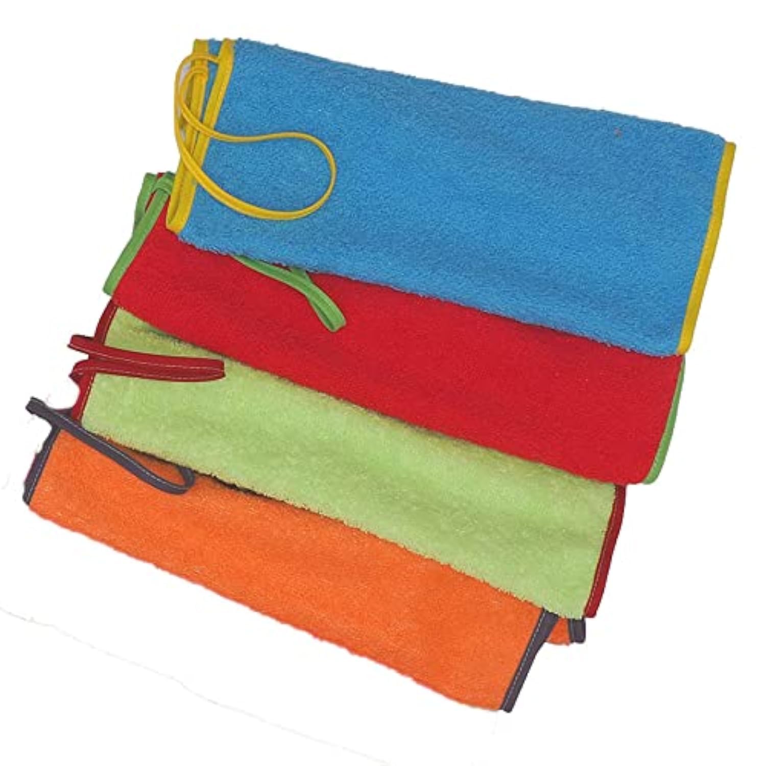 Ti TIN 4 Piece Terry Nursery Set - Blue/Orange