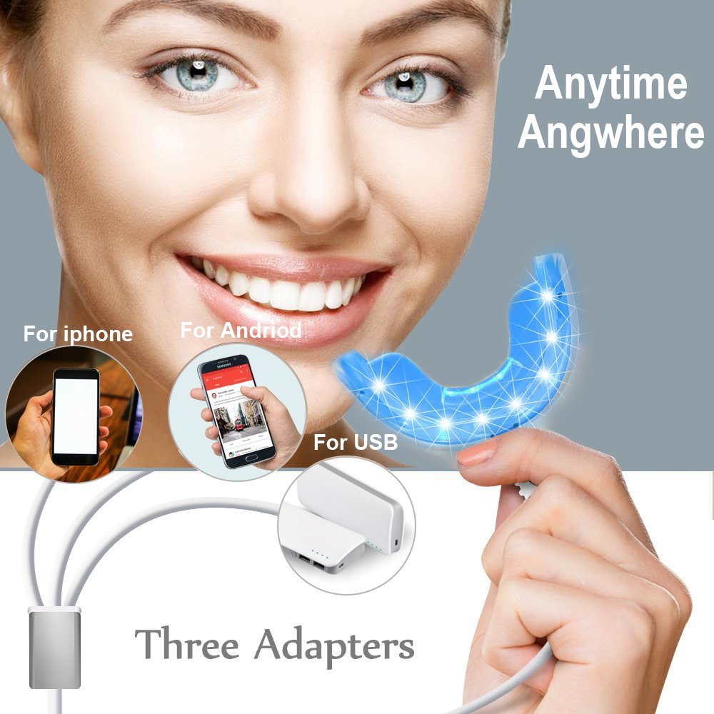 Grinigh At Home Professional Teeth Whitening Kit with 5 x Natural Activated Charcoal Tooth Whitener Gel Pen - FDA Approved - Easy to USe - Fast Results - More Than 50 Treatments