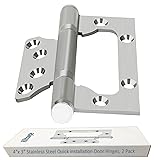 Door Hinges, Gate Hinges, Non-Mortise Brushed Door