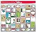 Pack of 120 Self Adhesive Christmas Gift Tags Labels 3 Sheets with 40 Different Designs Xmas Gift Labels