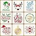 9 PCS Christmas Stencils for Painting on Wood, 12 Inch Reusable Stencil for Christmas Decor Xmas Holiday Farmhouse Wood Sign Painting Templates