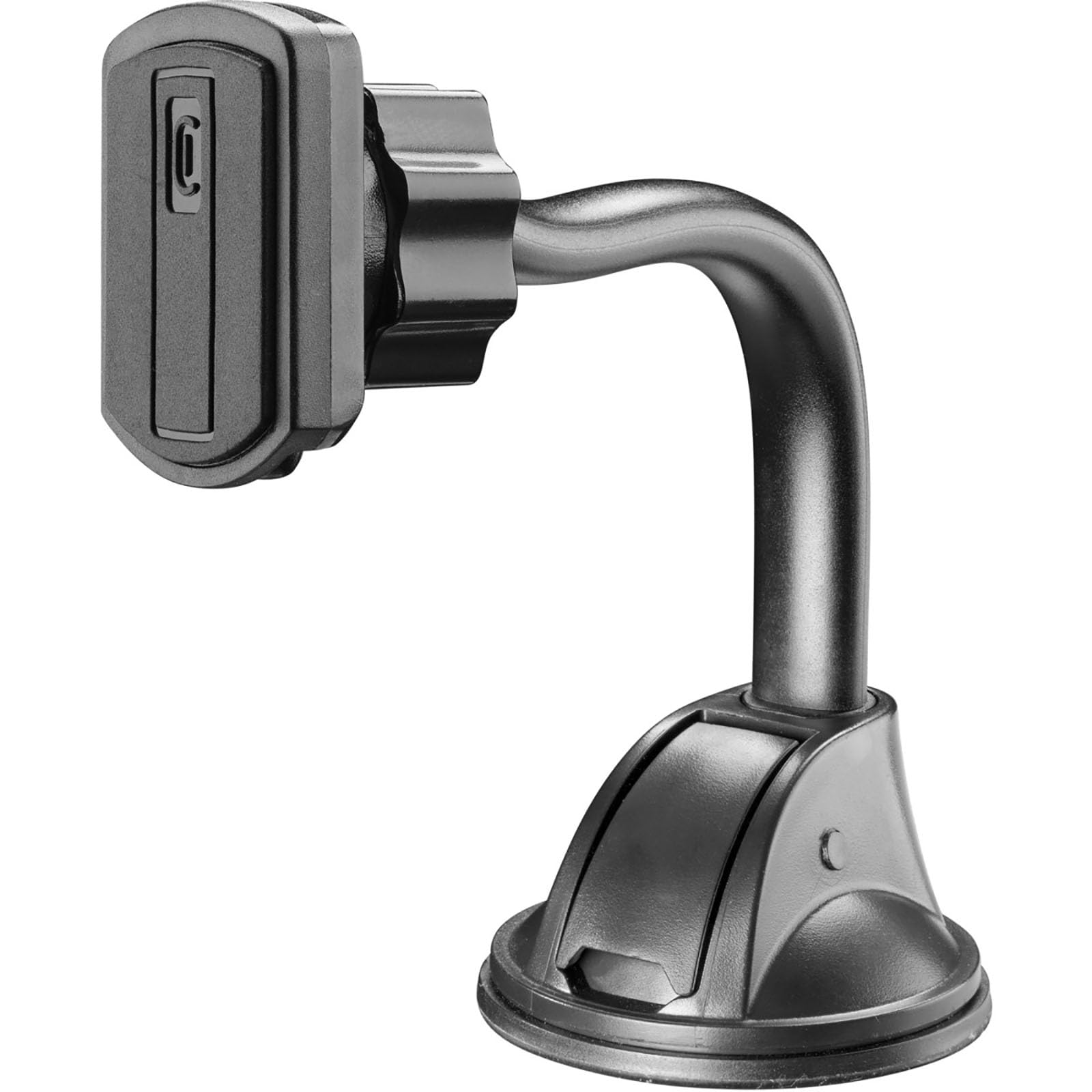 cellularline MAG4 PILOT FORCE Universal Magnetic In-Car Phone Holder with Super Grip Suction Cup,Black