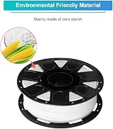 Creality Ender PLA Filament 1.75mm White 2.2lb Spool Dimensional Accuracy view 4