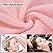 Hicarer 4 Pieces Microfiber Dry Hair Towel Fast Drying Hair Cap Absorbent Twist Turban, 4 Colors