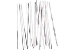 MECCANIXITY Pure Nickel Strip 0.1mm x 2mm x 100mm Battery Soldering Tab Nickel Solder Tab for Battery Pack and Spot Welding 25 Pcs