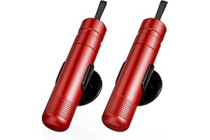 SINSEN Car Window Breaker Seatbelt Cutter, Emergency Tool to Break Glass, Safety Hammer Escape kit, 2 Set