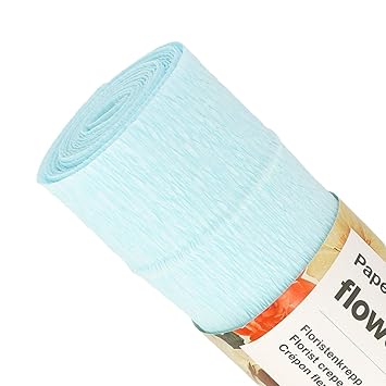 Paper Poetry Carta Crespa Per Fiori Di Carta 25 Cm Azzurro X