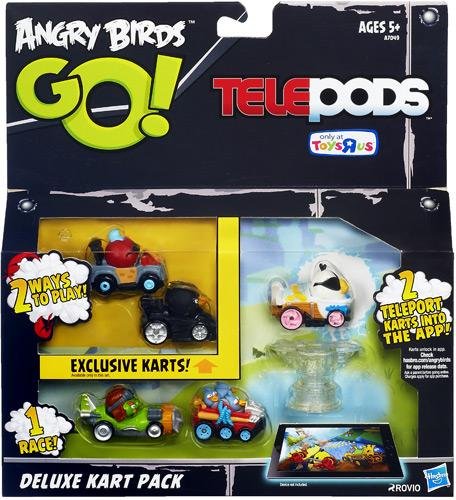 Angry Birds GO! Telepods Exclusive Deluxe Kart Pack [5 Karts & Telepods Base]