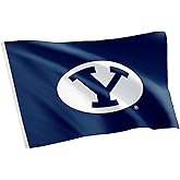 Desert Cactus Brigham Young University BYU Flag - 3 x 5 Feet Cougars Banner, Indoor/Outdoor Durable Fabric, 100% Polyester Design (Style 1)