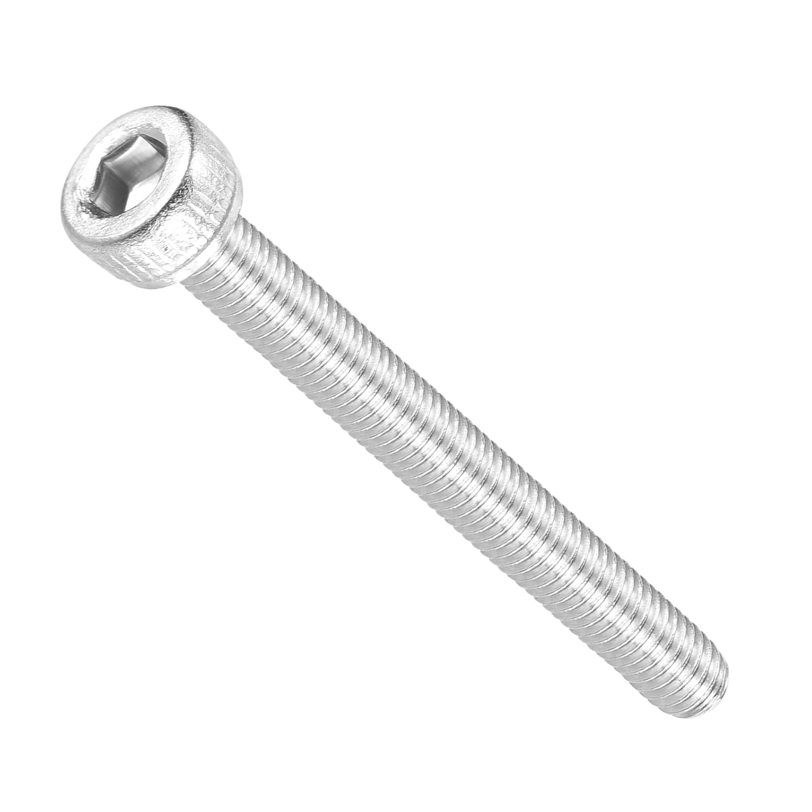 METALLIXITY Socket Head Cap Screw(M3-0.5x30mm)40Pcs, 304 Stainless Steel Allen Socket Drive Metric - Machine Internal Hex Screw UNC Coarse Thread, Silver Tone