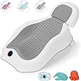 babove Baby Bath Support | Newborn Bathtub,Ideal for Babies Less Than 6 Months Old with Thermometer Baby Bather, Baby tubs for Baby tubs for Newborn Essentials Must Haves-Baby tub (Gray)