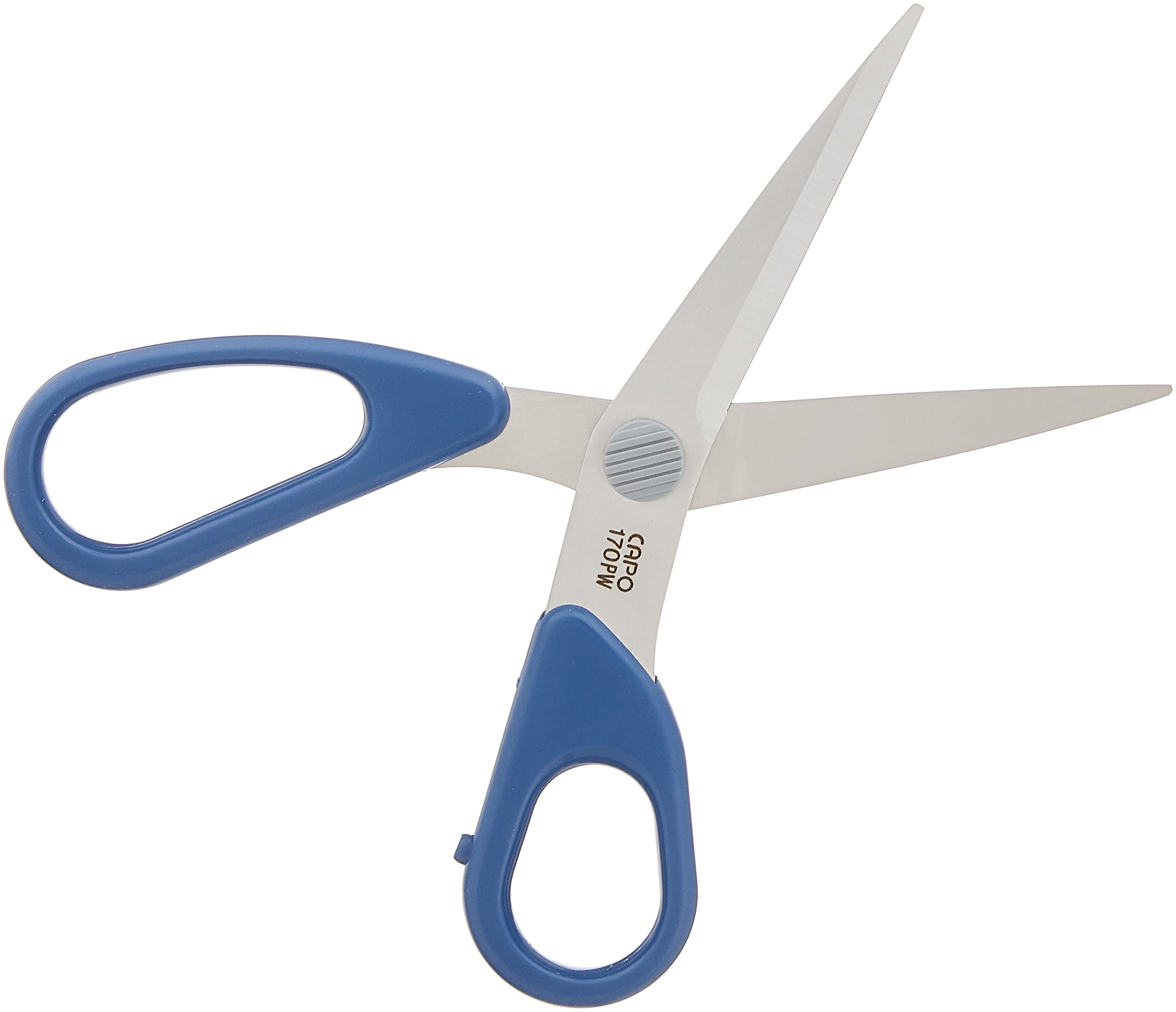 Clover Patchwork Scissors, Steel, Silver/Blue, 1