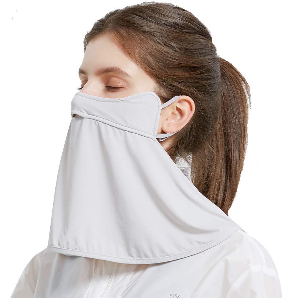 Echolife UPF 50+ UV Protection Neck Gaiter with Ear Loops Breathable