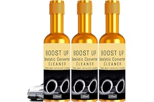 Jeeeun Catalytic Converter Cleaner, Fuel System Treatment Additive Oil, Auto Engine Exhaust Pipe Carbon Removal for Gas and D