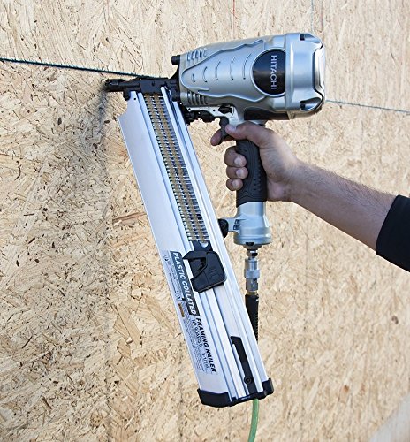 Hitachi NR90AES1 2-Inch to 3-1/2-Inch Plastic Collated Framing Nailer