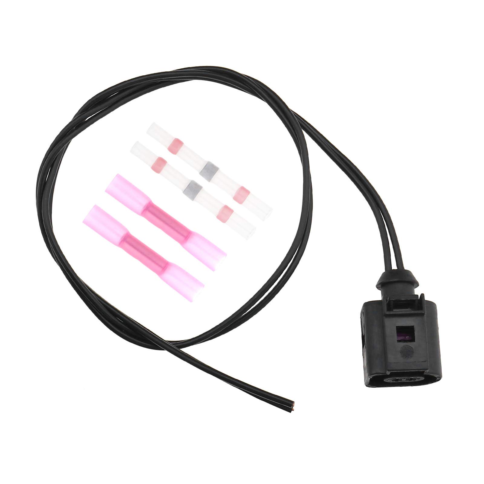 OTOTEC 2 Pin 1J0973702 Electrical Harness Wire Temperature Sensor Socket Compatible with A4 A6 A8 Q5 Q7 Wiring Plug