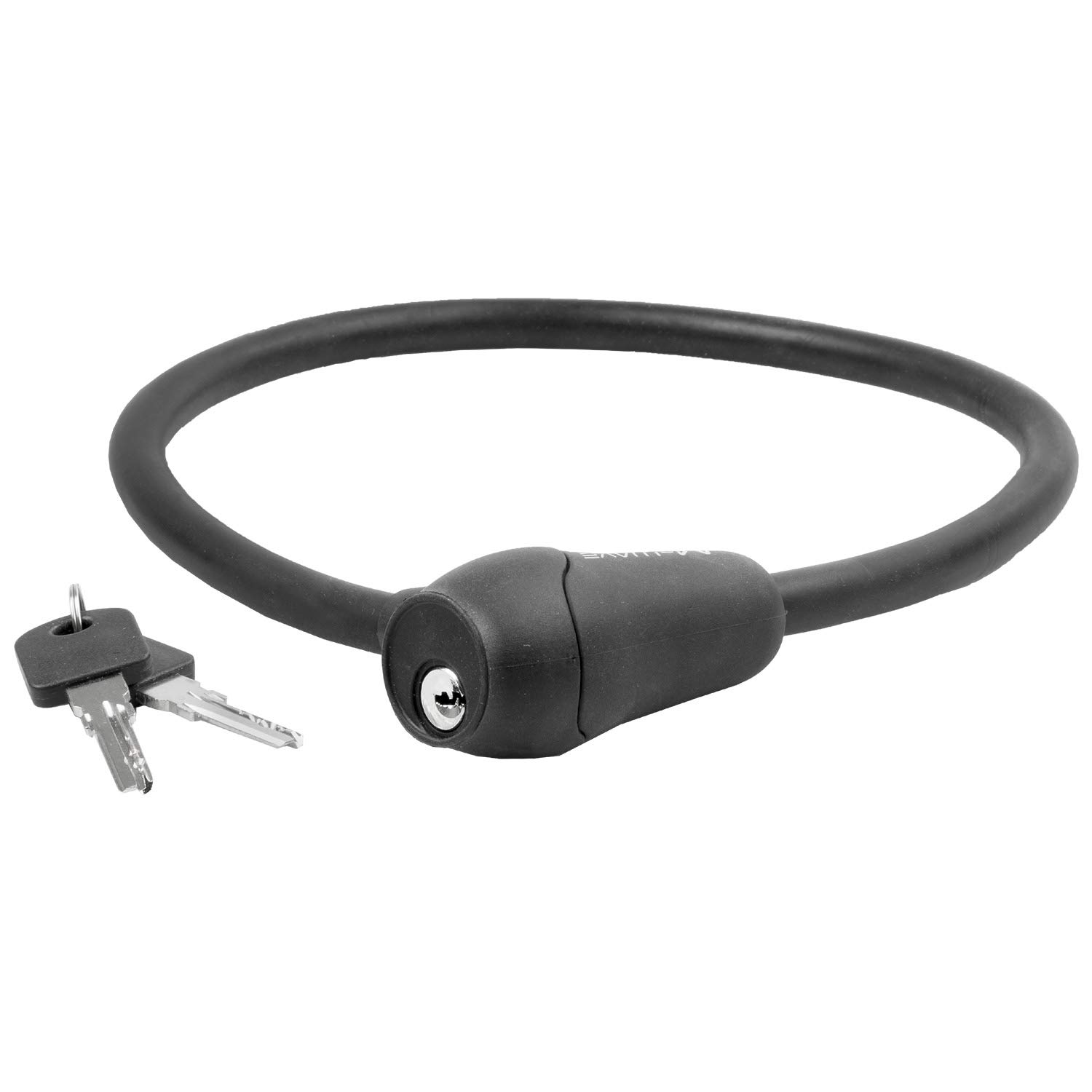 M-Wave Unisex Adult S 12.6 S Cable Lock - black,