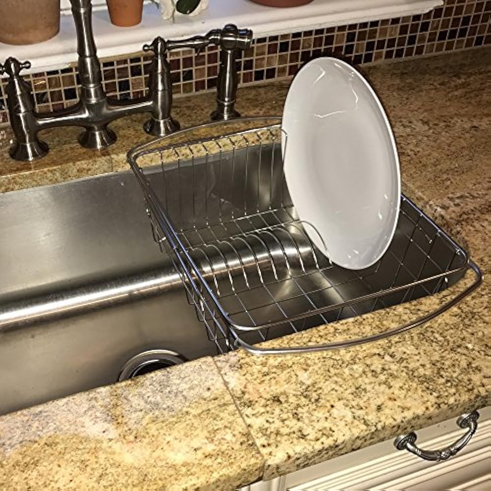  Adjustable Over Sink Dish Drainer Stainless Steel 50581014231 eBay