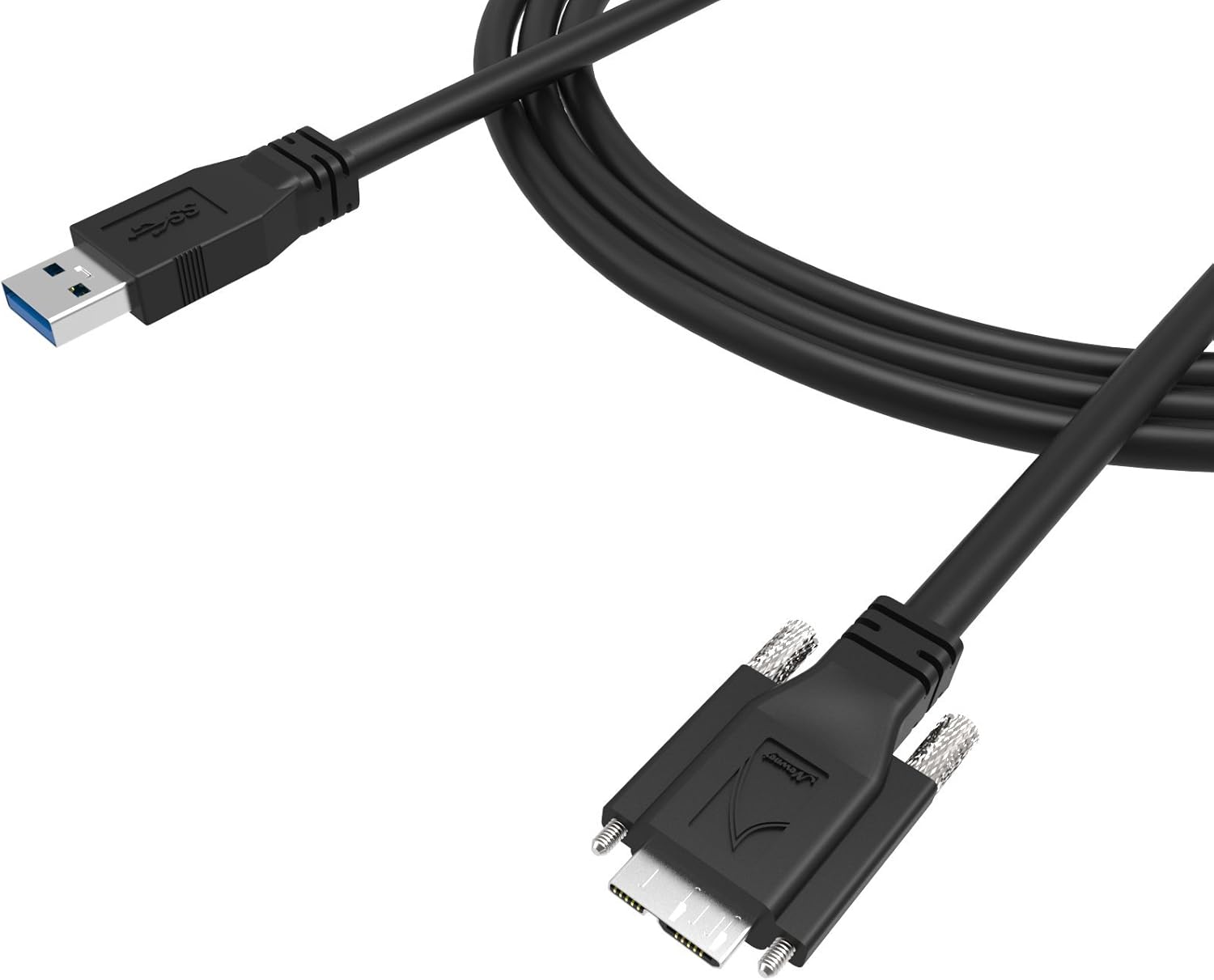 USB 3.0 A/M to Micro B/M with Dual Screw Locking Cable, 3m (9.8 ft