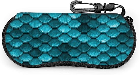 JONINOT Schöne marineblaue blaugrüne Meerjungfrau Fischschuppen