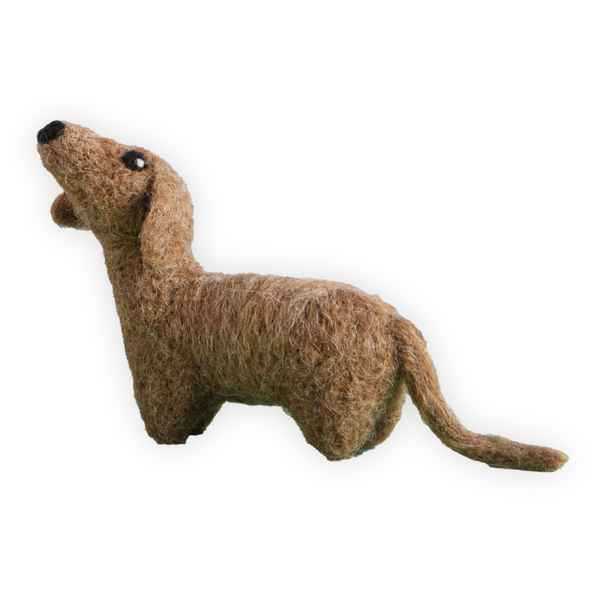 Hawthorn Handmade Dachshund Needle Felting Kit - Needle Felting Craft Kits for Adults UK, Includes Felting Wool, Needles, Foam Block & Instructions. Great for Adult Craft Gifts - Approx 8cm Long