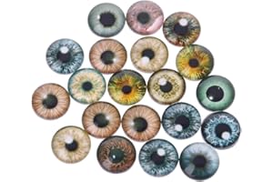 20Pcs Glass for Doll Eyes Animal Eyeballs for Dinosaur Eye Accessorie Small Doll Eyes