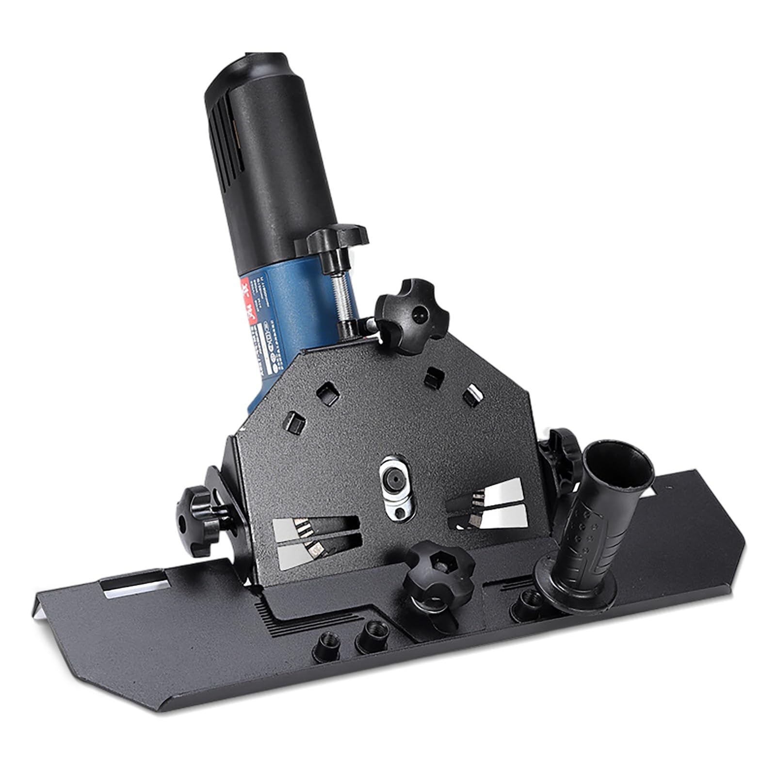 Tile Chamfering Machine, Slider 45° Tile Cutter for Angle Grinder 115/125MM, Multifunction Aluminium Alloy Tile Chamfering Tool/Cutting Tool for Ceramic/Marble Tiles