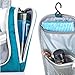 ErgaLogik TraveLite Premium Professional Travel Toiletry Bag (Teal)