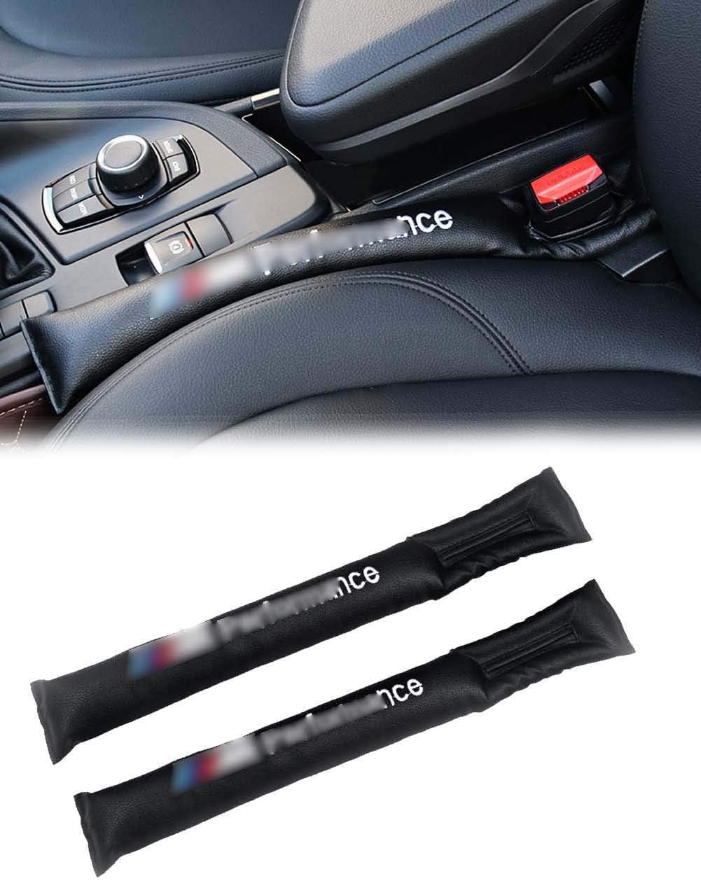 Xinshuo Car Seat Gap Filler Soft Pad Leakproof PU Leather Padding Spacer, 2pcs