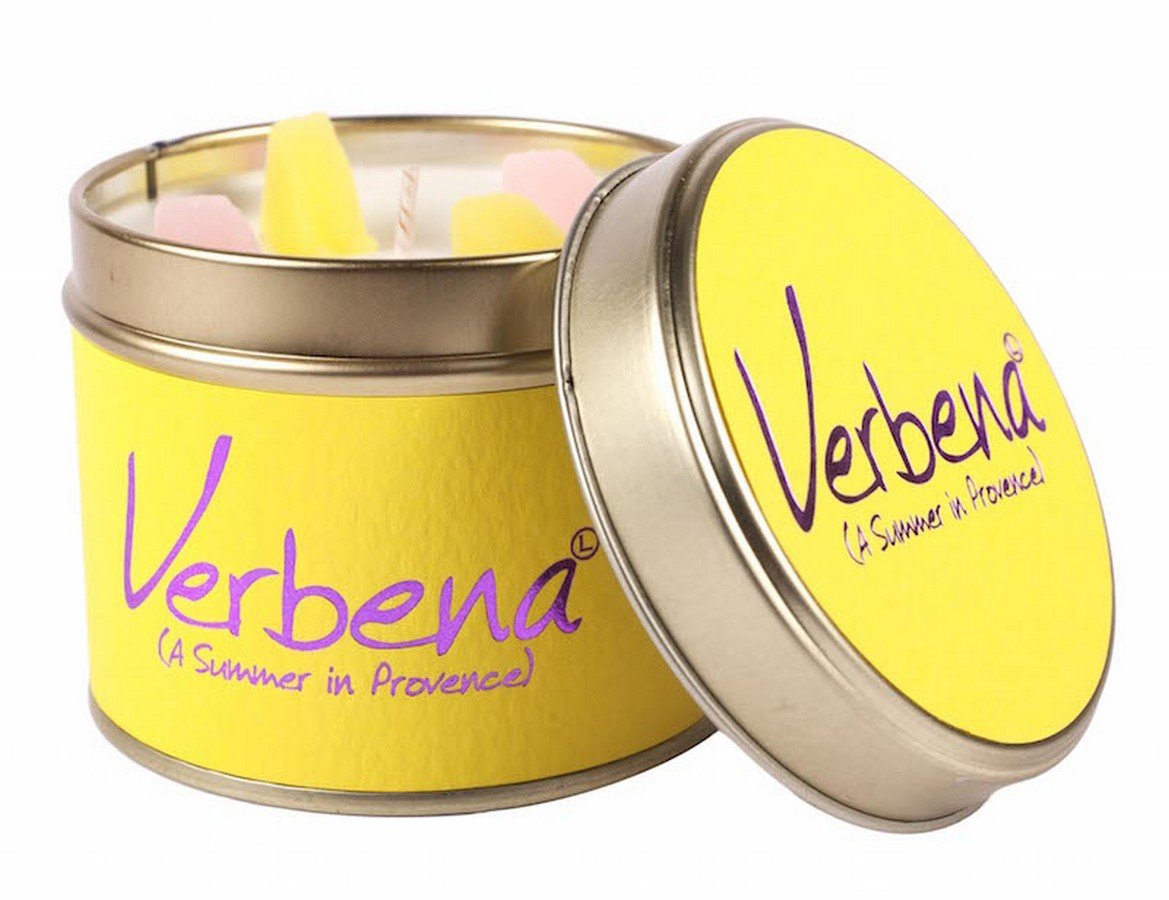 Lily-Flame Verbena Tin, Yellow