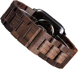 Makani Wooden Watch Band Compatible with Apple Watch Made with Walnut Wood (38mm/40mm)