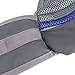 YUDODO Pet Sling Carrier for Small Dogs & Cats – Hands-Free Puppy Carrier with Safety Hook, Large Zipper Pocket, Soft Breathable Mesh, Adjustable Strap & Reflective Strip (Blue 1.0 S)