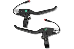 Brake Lever Handle, Bar Grips 2 Wheel Mini Bike Electric Bicycle Scooter Bike Brake Lever Left & Right Waterproof Electronic 