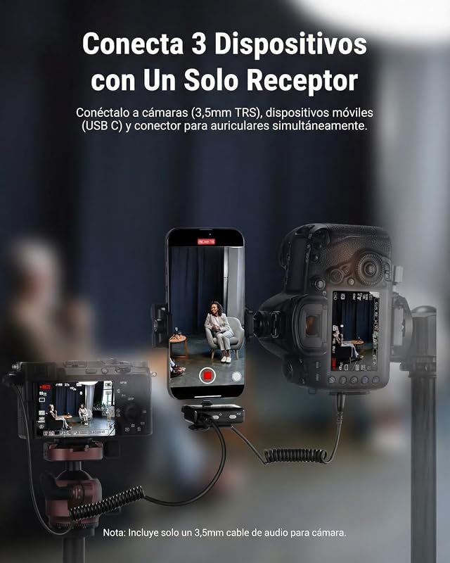 Sistema de microfone sem fios CM28 com carregamento da caixa, cancelar ruído, 4GB de armazenamento, gravação 9H, áudio 16 bits, lapela do microfone compatível com iPhone, iPad, câmara do PC Android