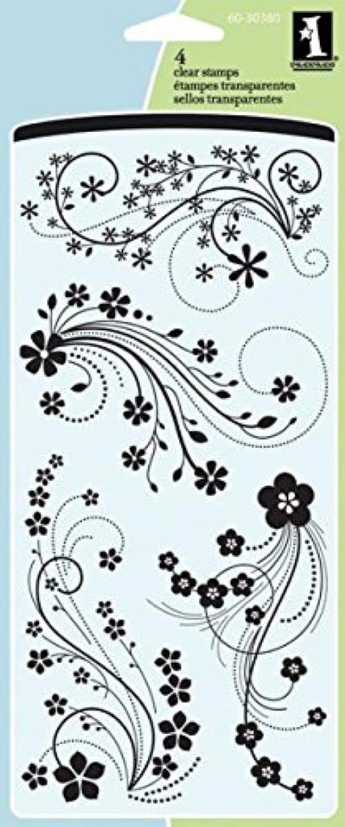 Clear Stamps Inka Mod Flower Flourish