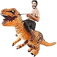 Dolxico Inflatable Dinosaur Costume Adult Riding Dinosaur T Rex Christmas Inflatable Costumes for Adults & Teens 5'3" to 6'4"